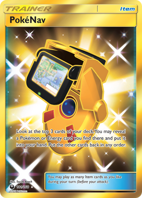 Pokemon Card Celestial Storm  181/168 PokéNav Trainer Secret Rare *MINT*