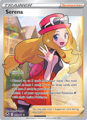 Pokemon Card Silver Tempest 193/195 Serena Supporter Full Art *MINT*