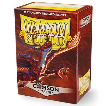 Dragonshield Card Sleeves Matte - Crimson