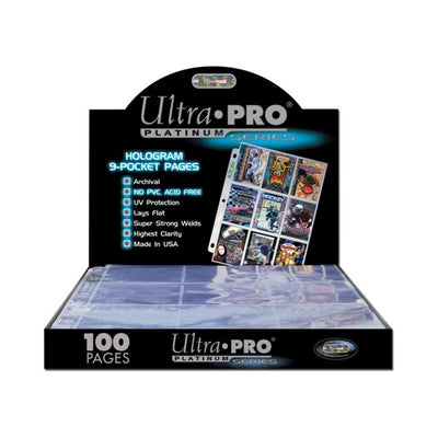 <transcy>Ultra Pro Platinum 9-Pocketページ（シングルページ）</transcy>