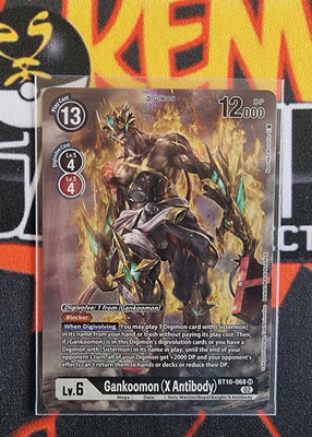 Digimon Card Xros Encounter Gankoomon (X Antibody) Alt Art BT10-068 SR