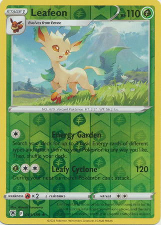 Pokemon Card Astral Radiance 13/189 013/189 Leafeon Reverse Holo Rare