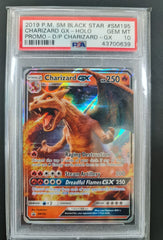 Pokemon Card SM Black Star Promos SM195 Charizard GX PSA GEM MINT 10