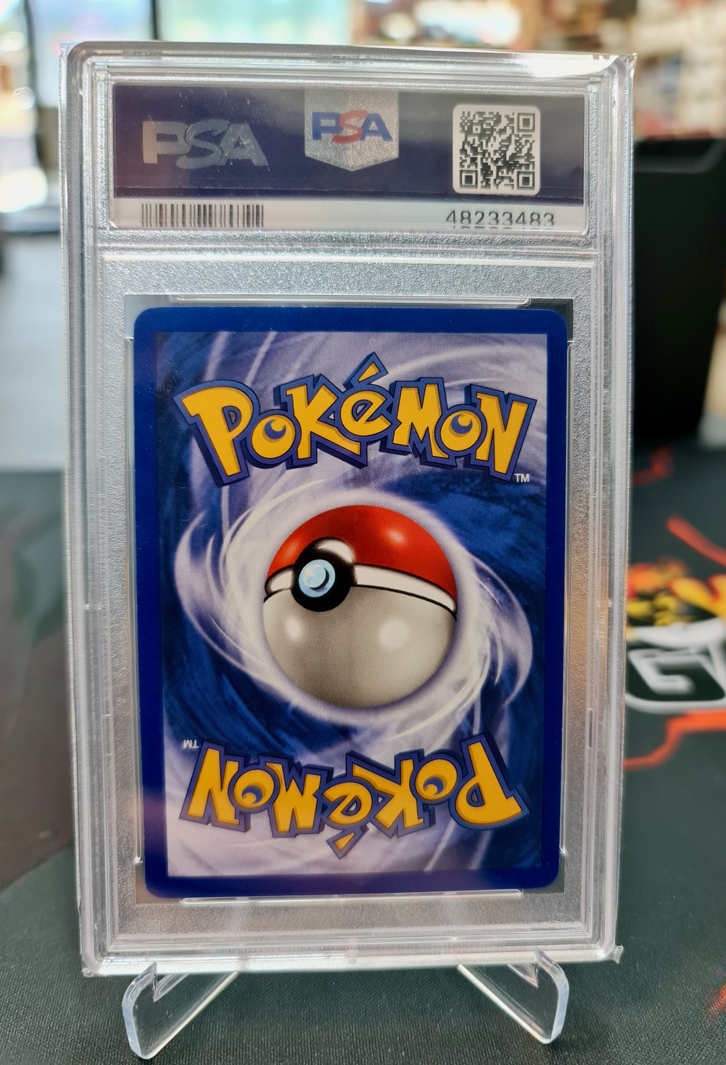 Pokemon Card Jungle Set Vaporeon 12/64 Holo Rare PSA 7