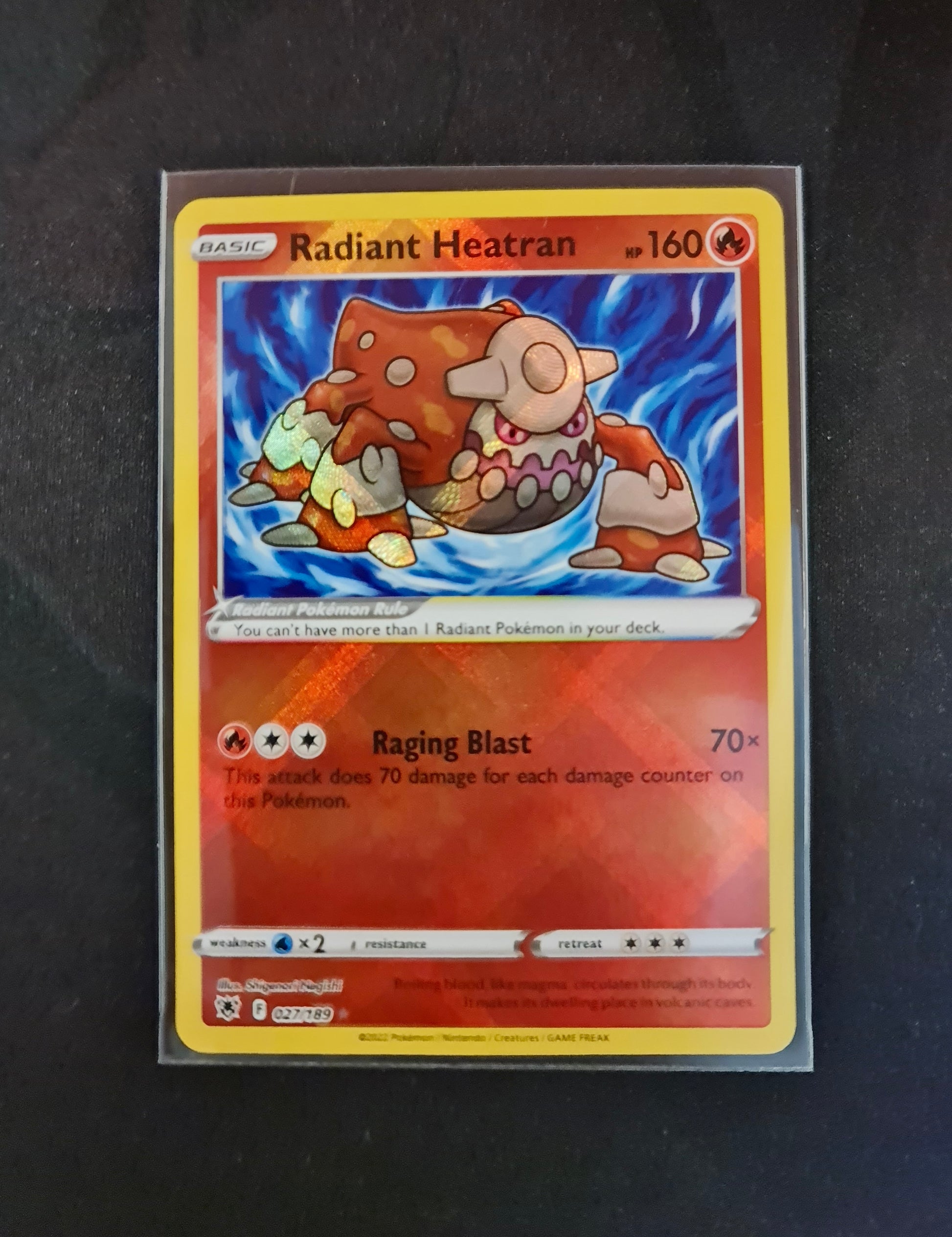 Pokemon Card Astral Radiance 27/189 027/189 Radiant Heatran Ultra Rare – Brokenvase Games
