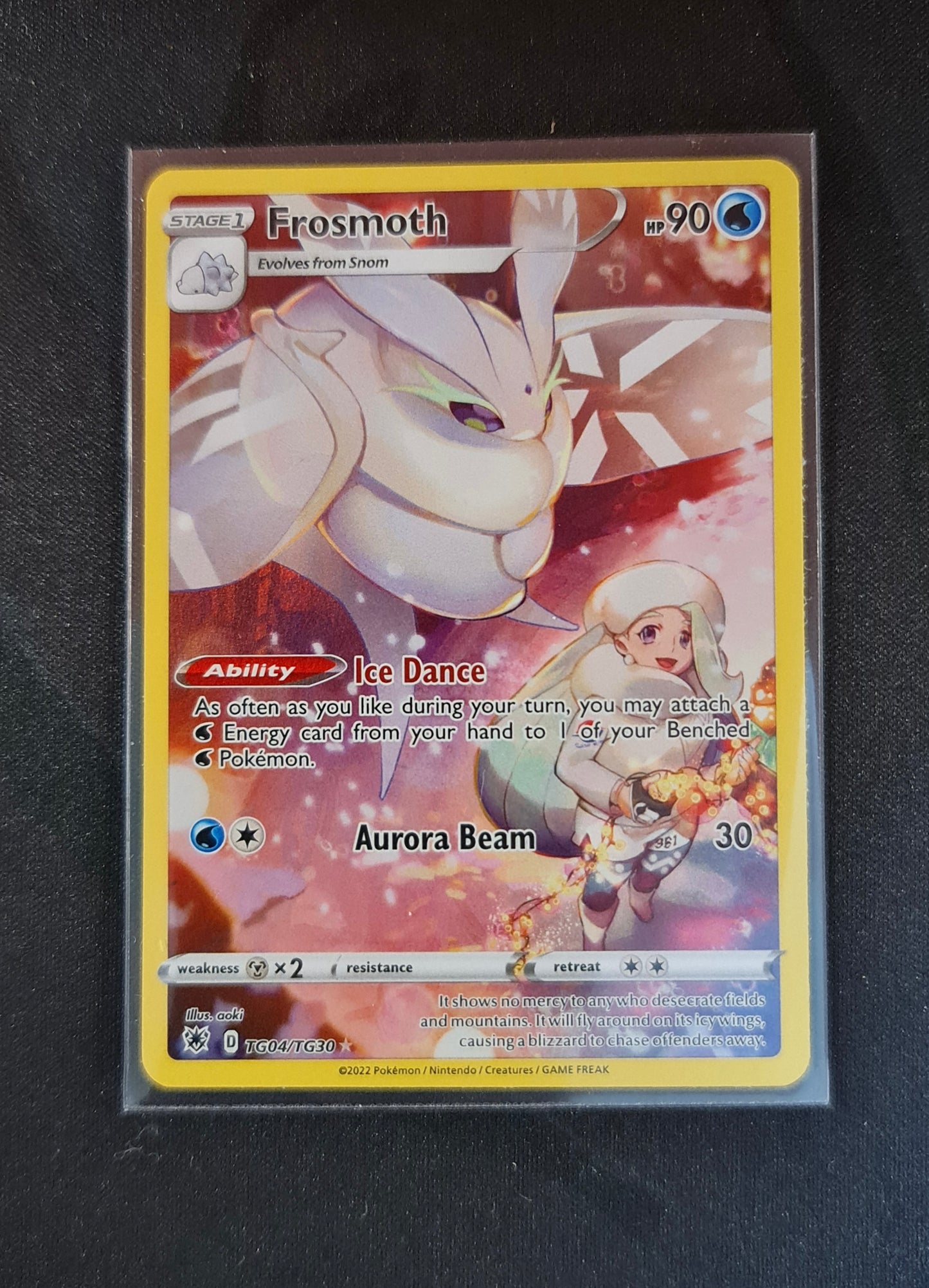 Pokemon Card Astral Radiance Trainer Gallery TG4/TG30 TG04/TG30 Frosmoth Holo Rare