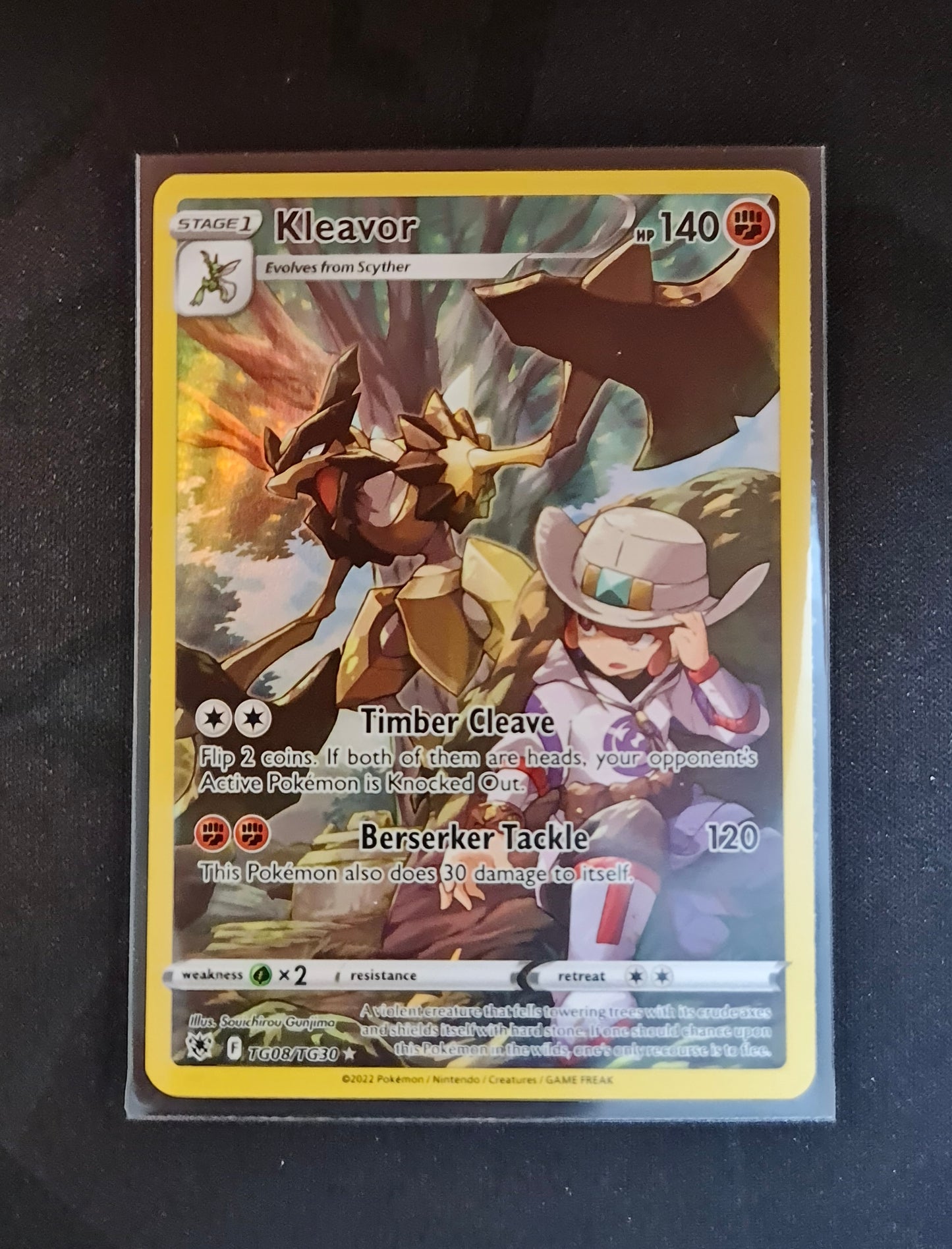 Pokemon Card Astral Radiance Trainer Gallery TG8/TG30 TG08/TG30 Kleavor Holo Rare