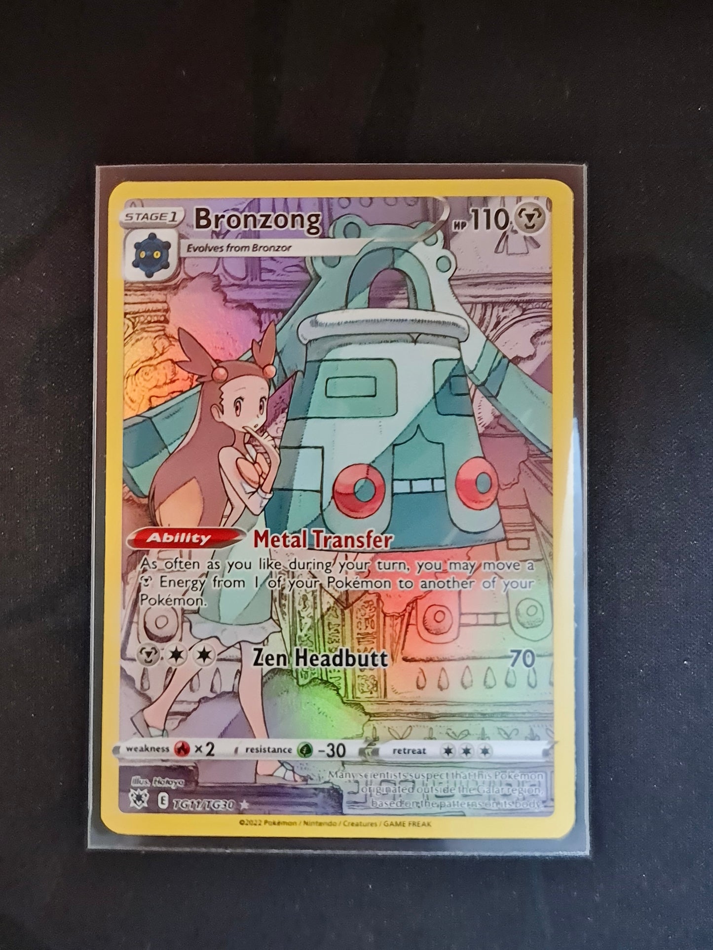 Pokemon Card Astral Radiance Trainer Gallery TG11/TG30 Bronzong Holo Rare