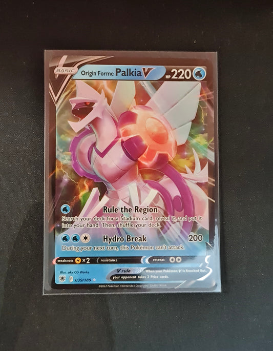 Pokemon Card Astral Radiance 39/189 039/189 Origin Forme Palkia V Ultra Rare *MINT*