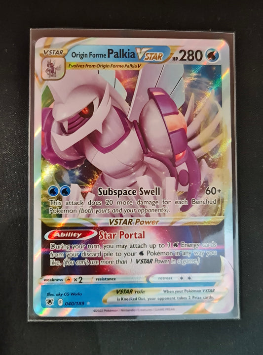 Pokemon Card Astral Radiance 40/189 040/189 Origin Forme Palkia VSTAR Ultra Rare *MINT*