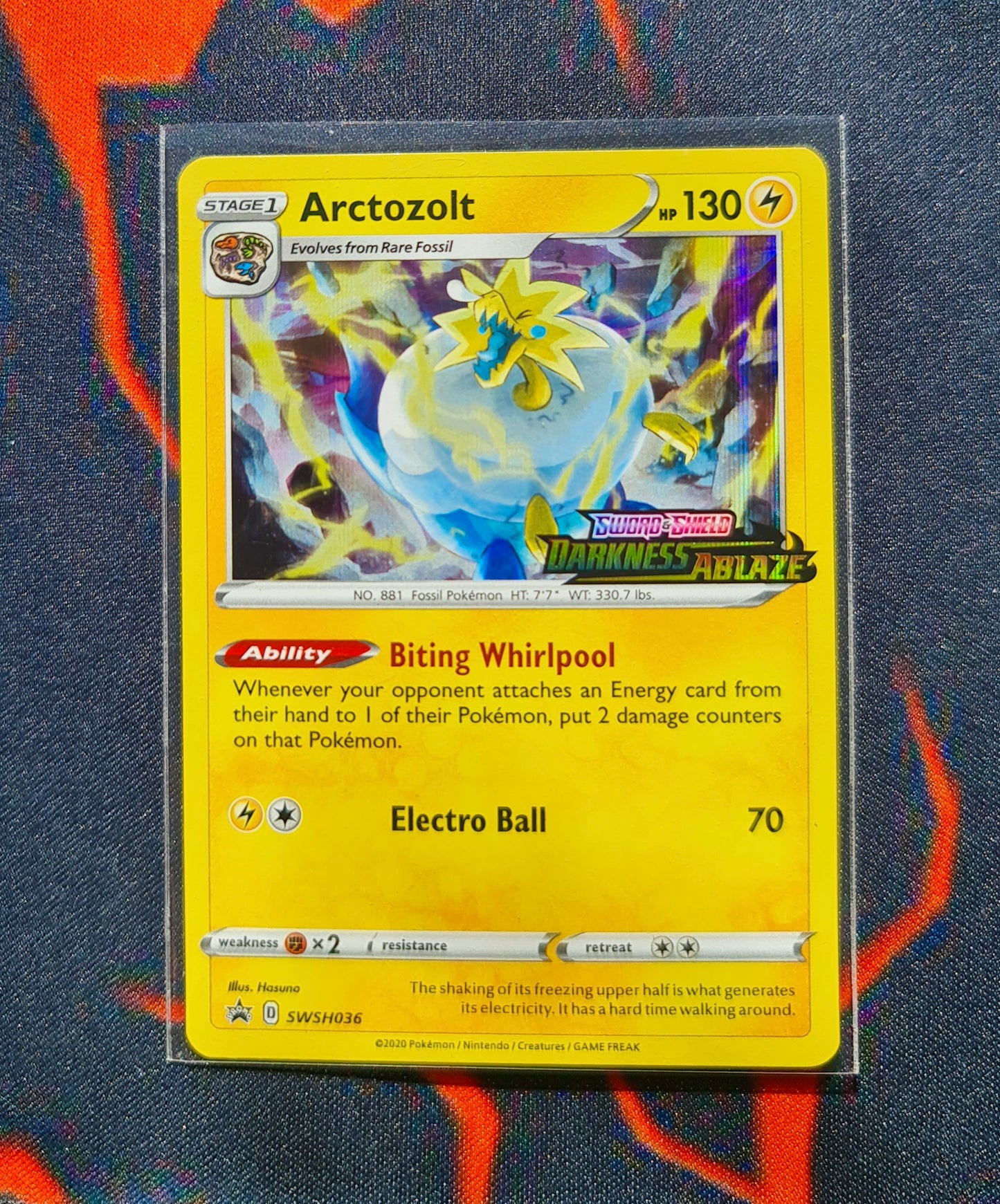 (S) (S) Pokemon Card SWSH Black Star Promos SWSH036 Arctozolt Prerelease participation promo