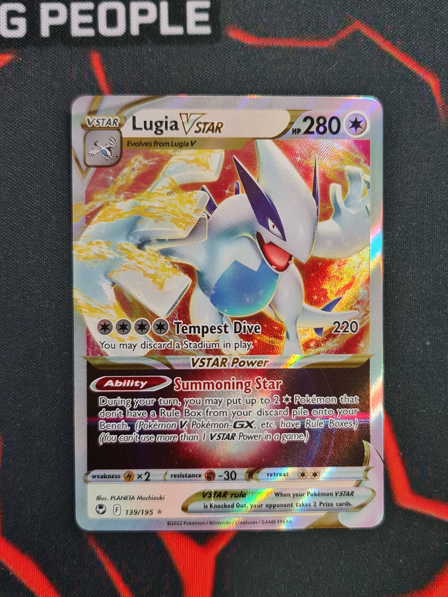 (S) Pokemon Card Silver Tempest 139/195 Lugia VSTAR Ultra Rare *MINT*