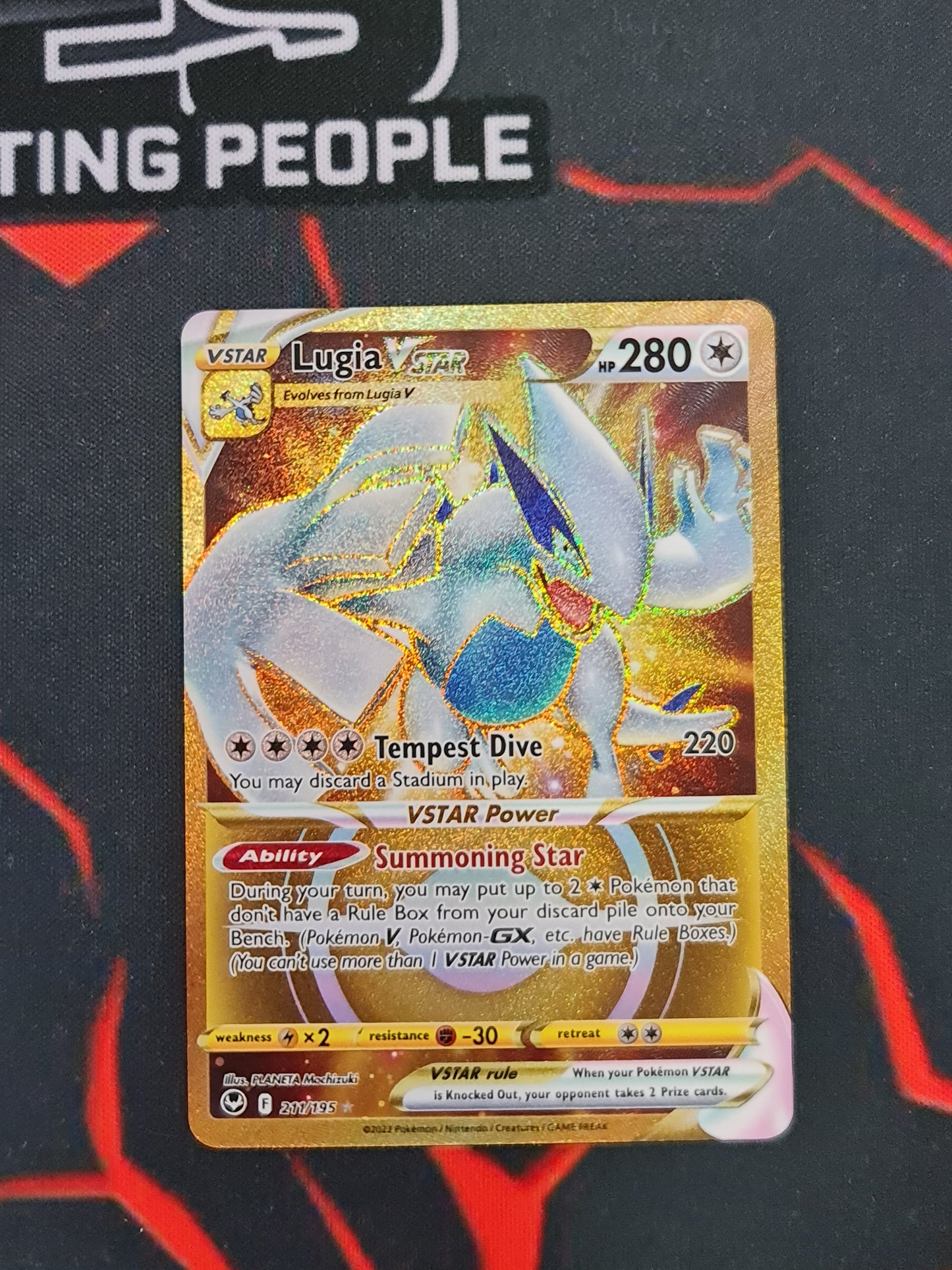 (S) Pokemon Card Silver Tempest 211/195 Lugia VSTAR Secret Rare *MINT*