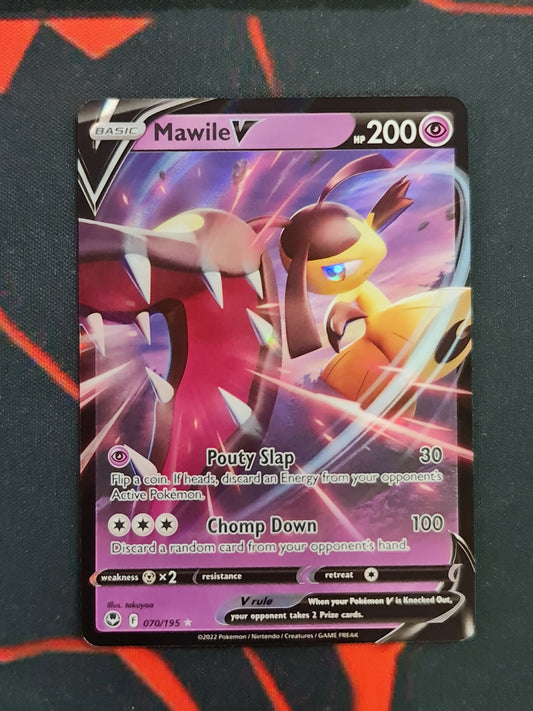 Pokemon Card Silver Tempest 070/195 70/195 Mawile V Ultra Rare *MINT*