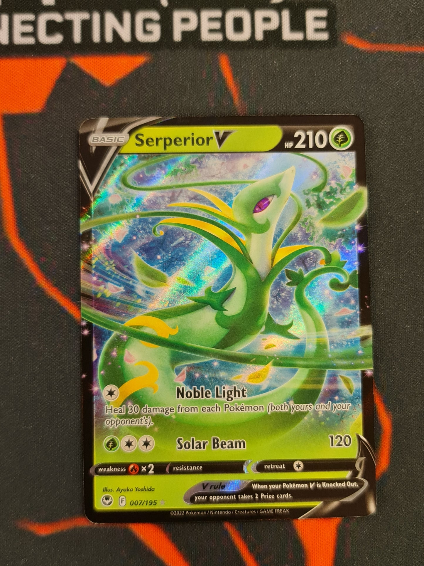 Pokemon Card Silver Tempest 007/195 7/195 Serperior V Ultra Rare *MINT*