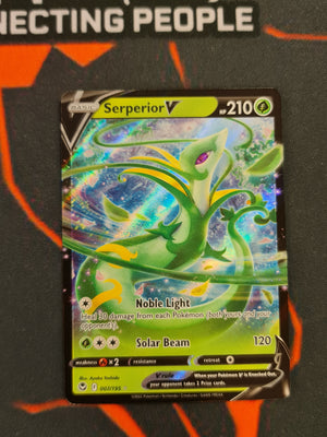 Pokemon Card Silver Tempest 007/195 7/195 Serperior V Ultra Rare *MINT*