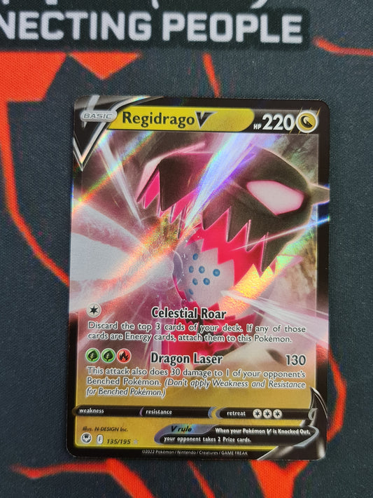 Pokemon Card Silver Tempest 135/195 Regidrago V Ultra Rare *MINT*