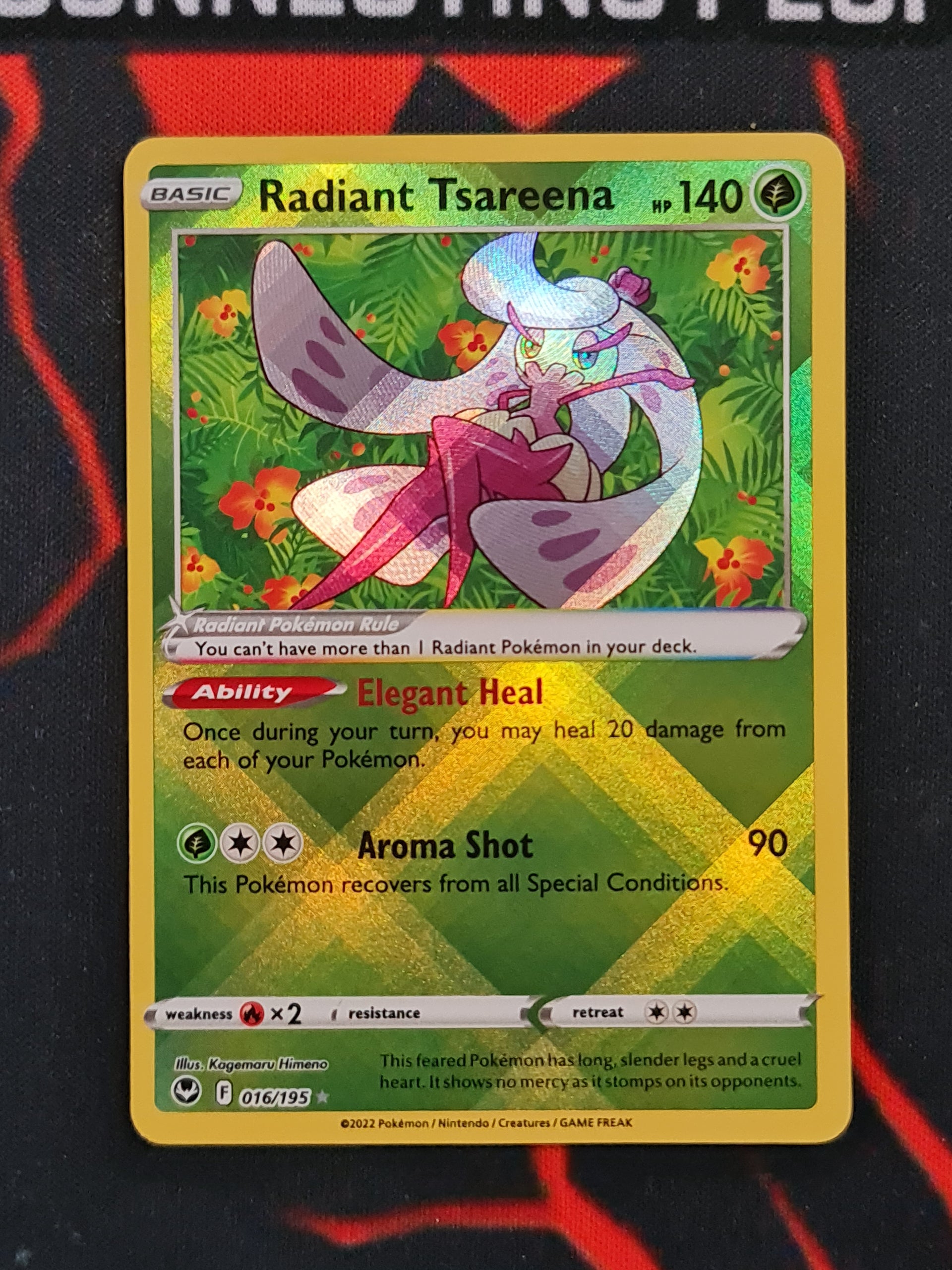 Pokemon Card Silver Tempest 016/195 16/195 Radiant Tsareena Ultra Rare –  Brokenvase Games