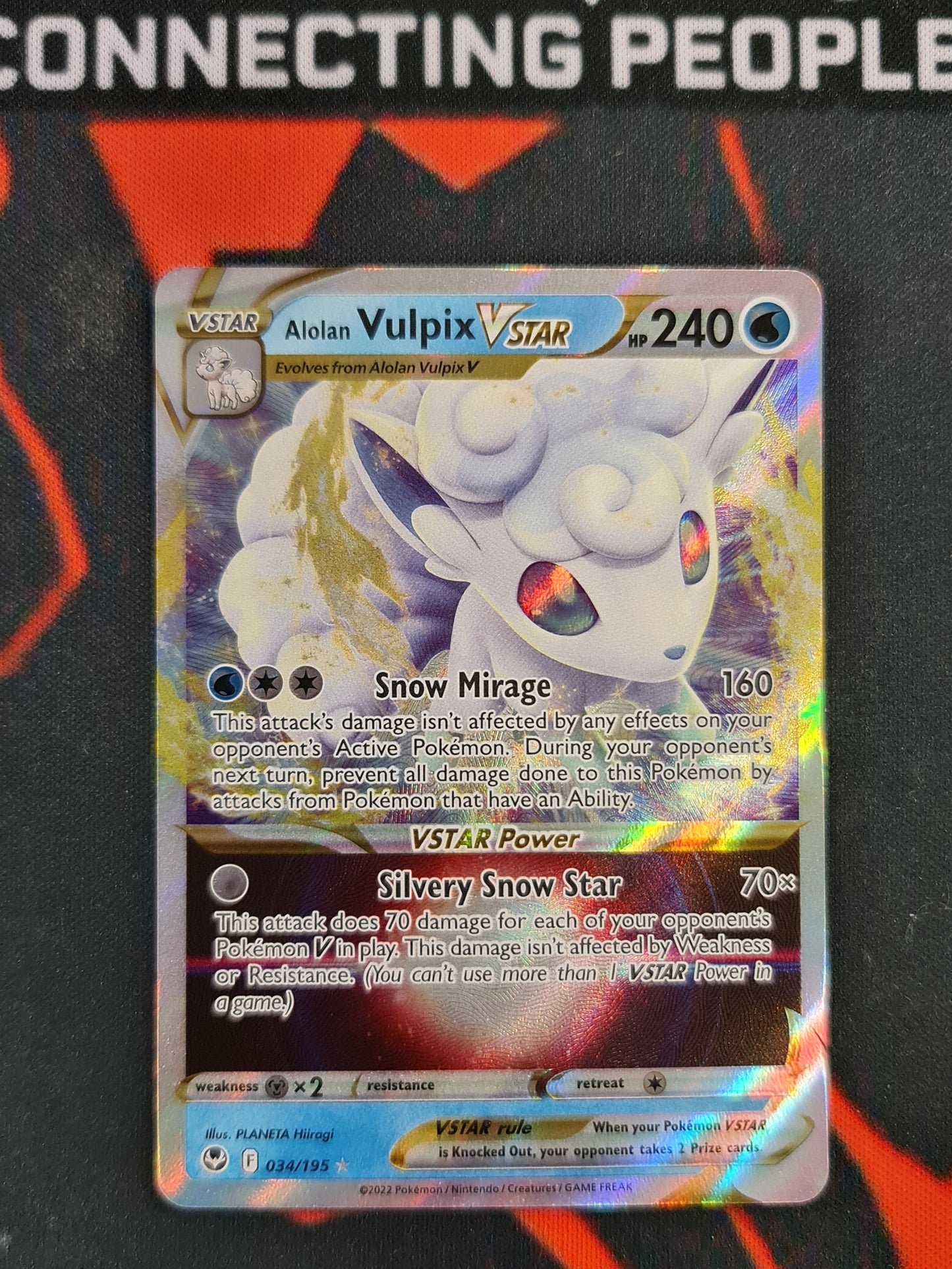 Pokemon Card Silver Tempest 034/195 34/195 Alolan Vulpix VSTAR Ultra R Brokenvase Games Pokemon Card Silver Tempest 034/195 34/195 Alolan Vulpix VSTAR Ultra R Brokenvase Games