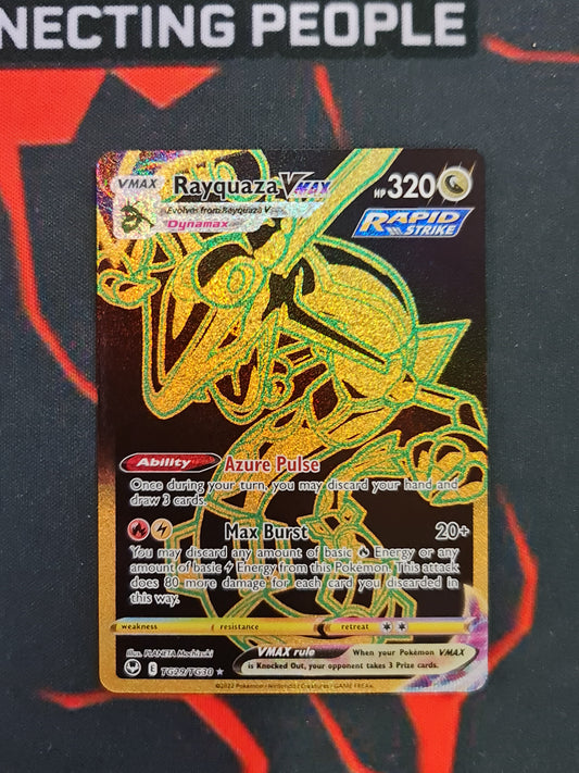 (S) Pokemon Card Silver Tempest Trainer Gallery TG29/TG30 Rayquaza VMAX Secret Rare *MINT*