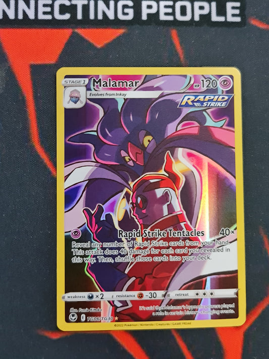 Pokemon Card Silver Tempest Trainer Gallery TG06/TG30 TG6/TG30 Malamar Holo Rare *MINT*