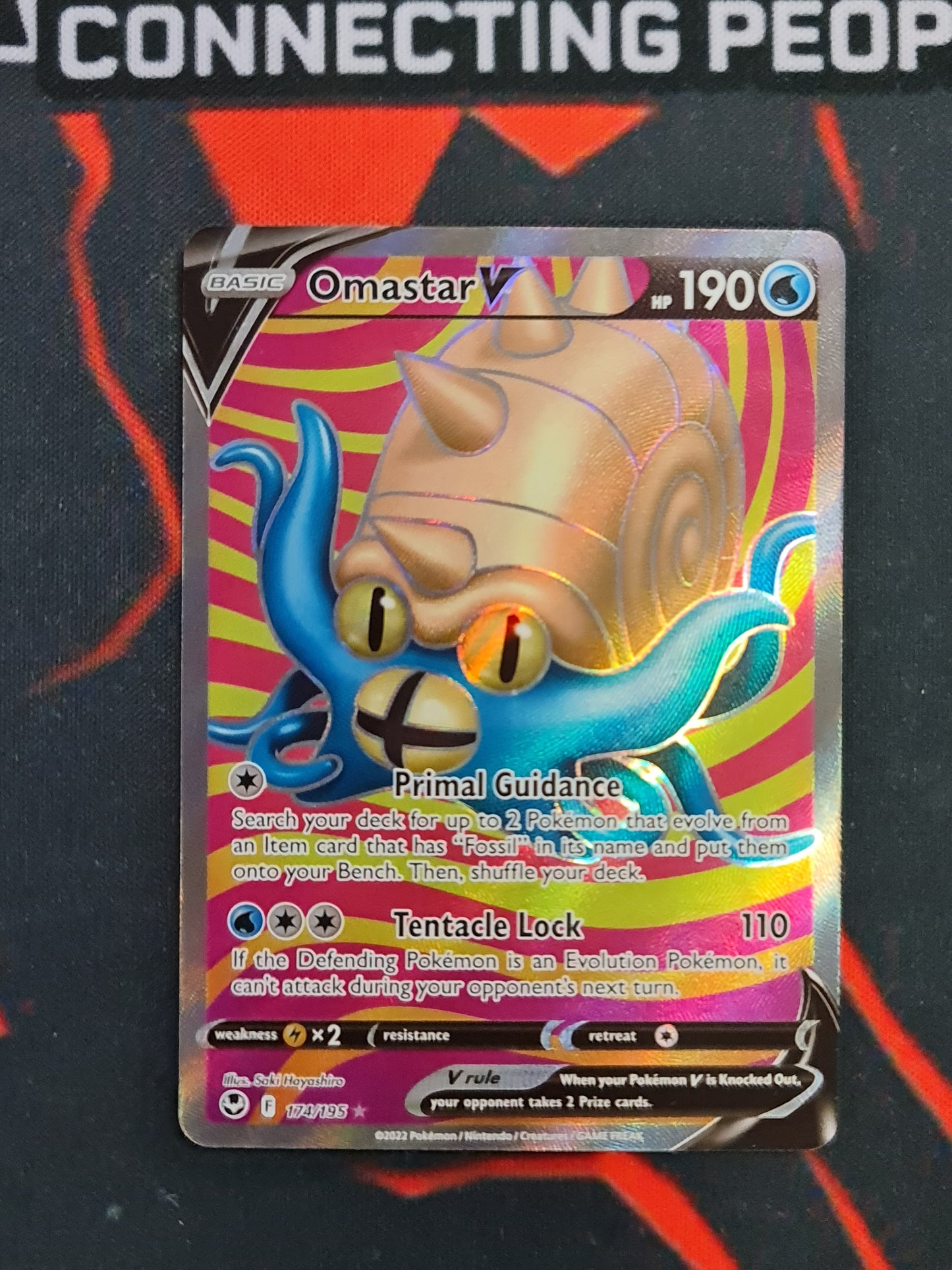 Pokemon Card Silver Tempest 174/195 Omastar V Full Art *MINT* – Brokenvase Games