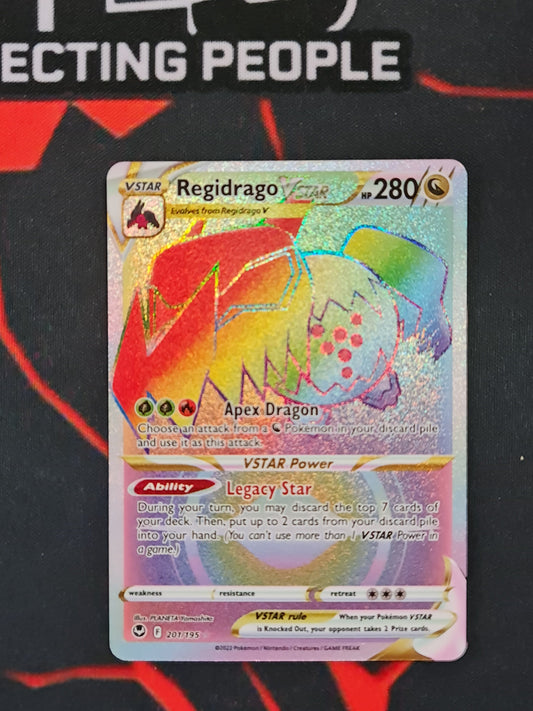 (S) Pokemon Card Silver Tempest 201/195 Regidrago VSTAR Hyper Rare *MINT*