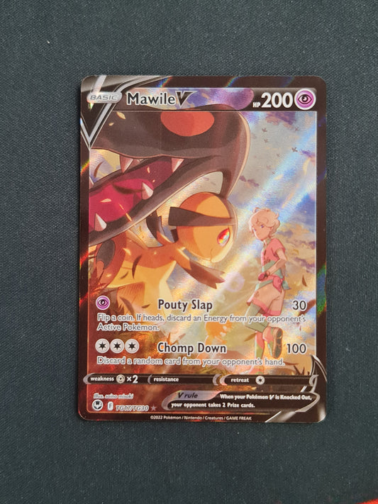 (S) Pokemon Card Silver Tempest Trainer Gallery TG17/TG30 Mawile V Ultra Rare *MINT*