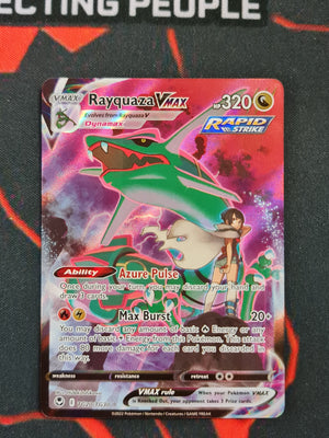 Pokemon Card Silver Tempest Trainer Gallery TG20/TG30 Rayquaza VMAX Ultra Rare *MINT*