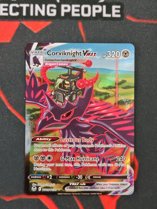 (S) Pokemon Card Silver Tempest Trainer Gallery TG19/TG30 Corviknight VMAX Ultra Rare *MINT*