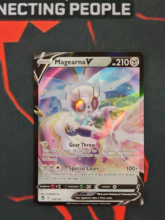 Pokemon Card Silver Tempest 128/195 Magearna V Ultra Rare *MINT*