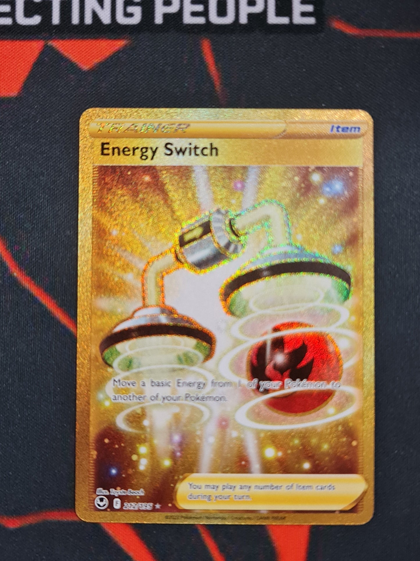 (S) Pokemon Card Silver Tempest 212/195 Energy Switch Secret Rare *MINT*