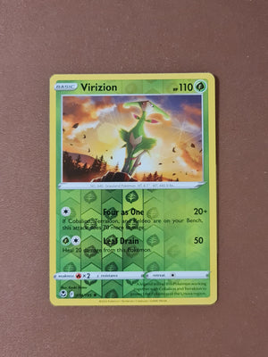 Pokemon Card Silver Tempest 014/195 14/195 Virizion Reverse Holo Rare *MINT*