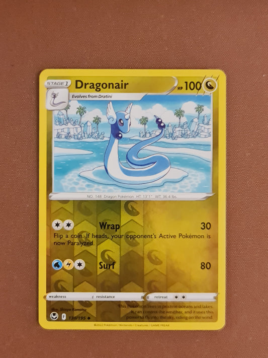 Pokemon Card Silver Tempest 130/195 Dragonair Reverse Holo Uncommon *MINT*