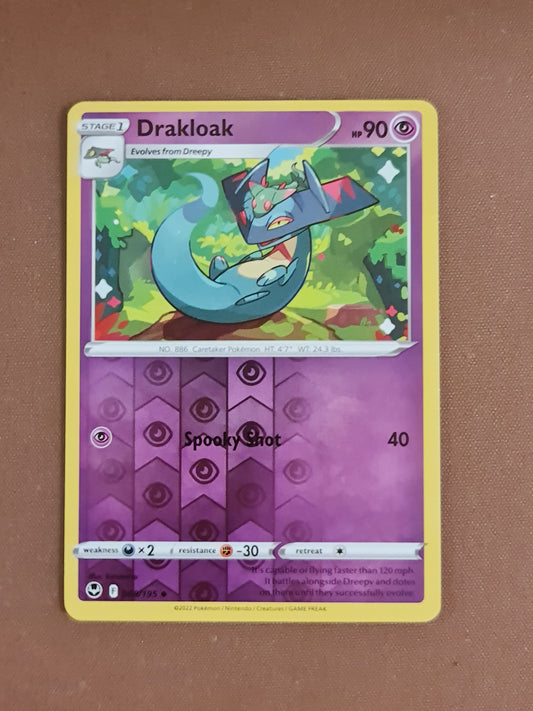 Pokemon Card Silver Tempest 088/195 88/195 Drakloak Reverse Holo Uncommon *MINT*