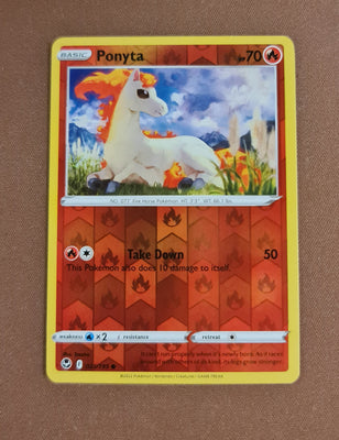 Pokemon Card Silver Tempest 021/195 21/195 Ponyta Reverse Holo Common *MINT*