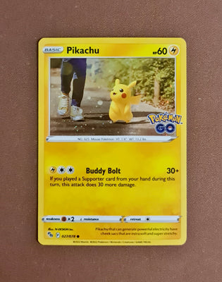 Pokemon Card Pokémon GO 27/78 027/078 Pikachu *Cosmos* Common Alternate Holo