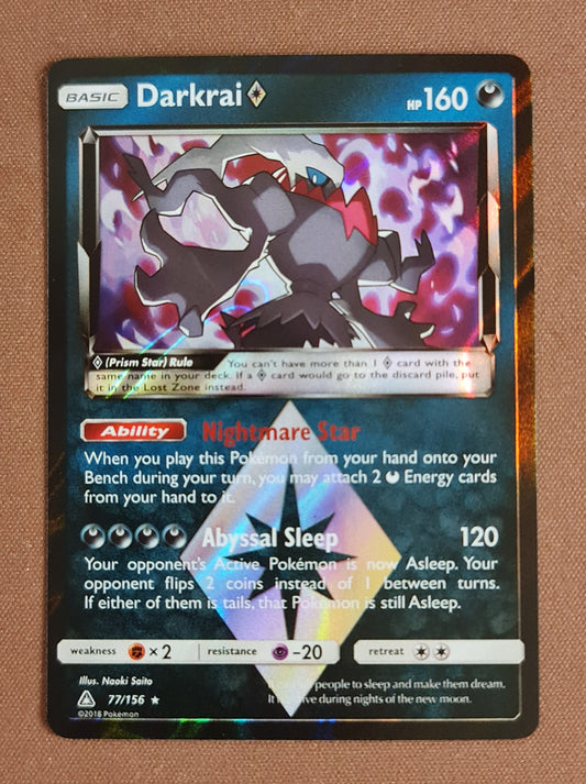 Darkrai Prism Star - 77/156- Ultra Prism - Holo Rare