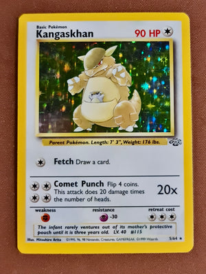 <transcy>Pokemon Card Jungle Set Ubegrænset 21/64 Kangaskhan Sjælden NÆR MINT</transcy>
