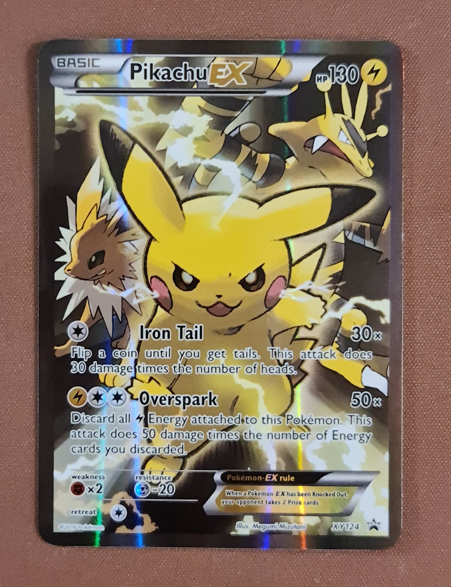 Pokemon Card XY Promos XY124 Pikachu EX