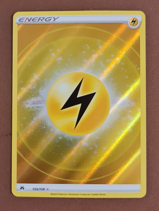 (S) Pokemon Card Crown Zenith 155/159 Lightning Energy Full Art *MINT*