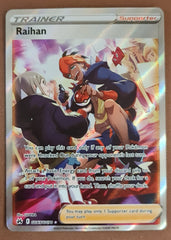 Pokemon Card Crown Zenith Galarian Gallery GG65/GG70 Raihan Supporter Ultra Rare *MINT*