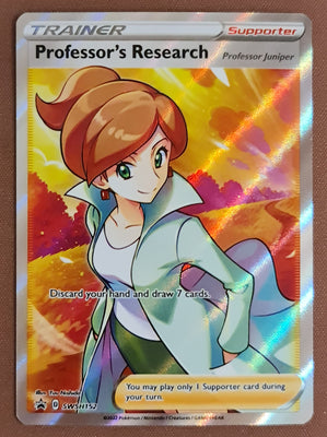 Pokemon Card Black Star Promos SWSH152 Professor's Research Juniper *MINT*