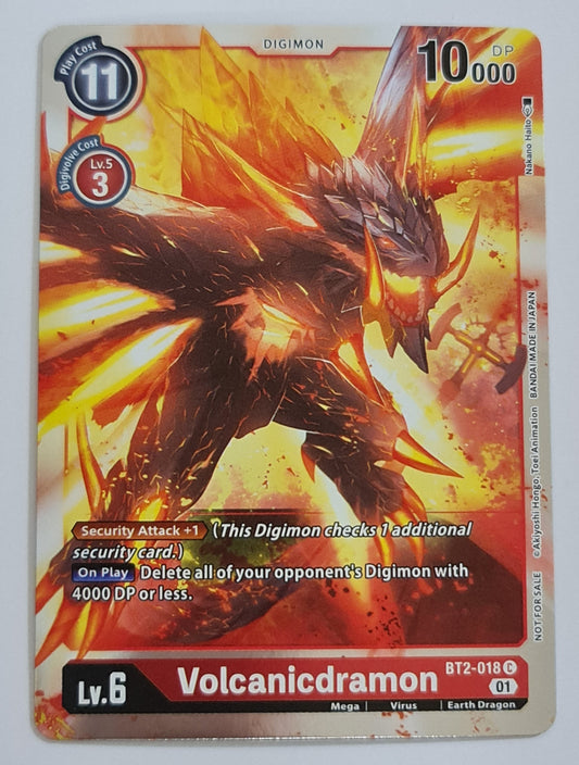 <transcy>Digimon Card Ver 1.0 Volcanicdramon BT2-018 C</transcy>