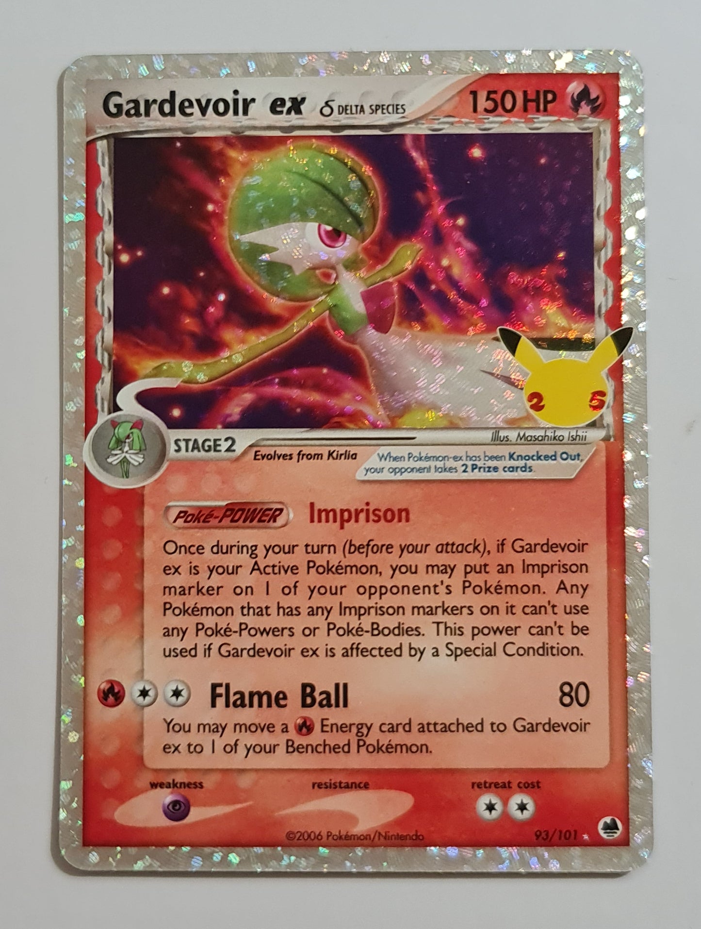 (S) Pokemon Card Celebrations Classic 93/101 093/101 Gardevoir ex Ultra Rare