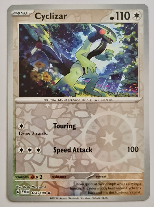 Pokemon Card Scarlet & Violet 164/198 Cyclizar Reverse Holo Rare *MINT*