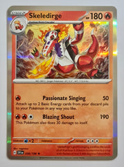 Pokemon Card Scarlet & Violet 038/198 38/198 Skeledirge Rare *MINT*