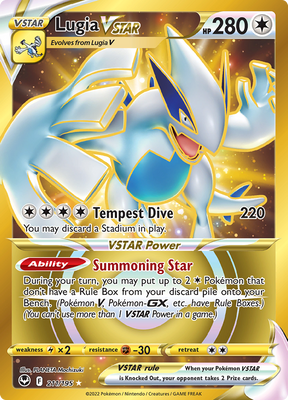 Pokemon Card Silver Tempest 211/195 Lugia VSTAR Secret Rare *MINT*