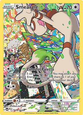 Pokemon Card Silver Tempest Trainer Gallery TG10/TG30 Smeargle Holo Rare *MINT*