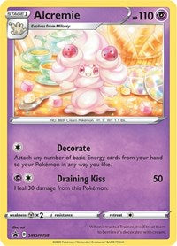 Pokemon Card SWSH Black Star Promos SWSH058 Alcremie